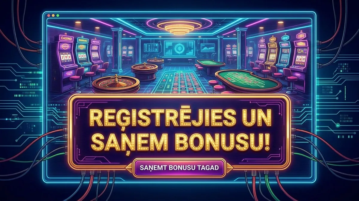 Reģistrācija ar bonusu