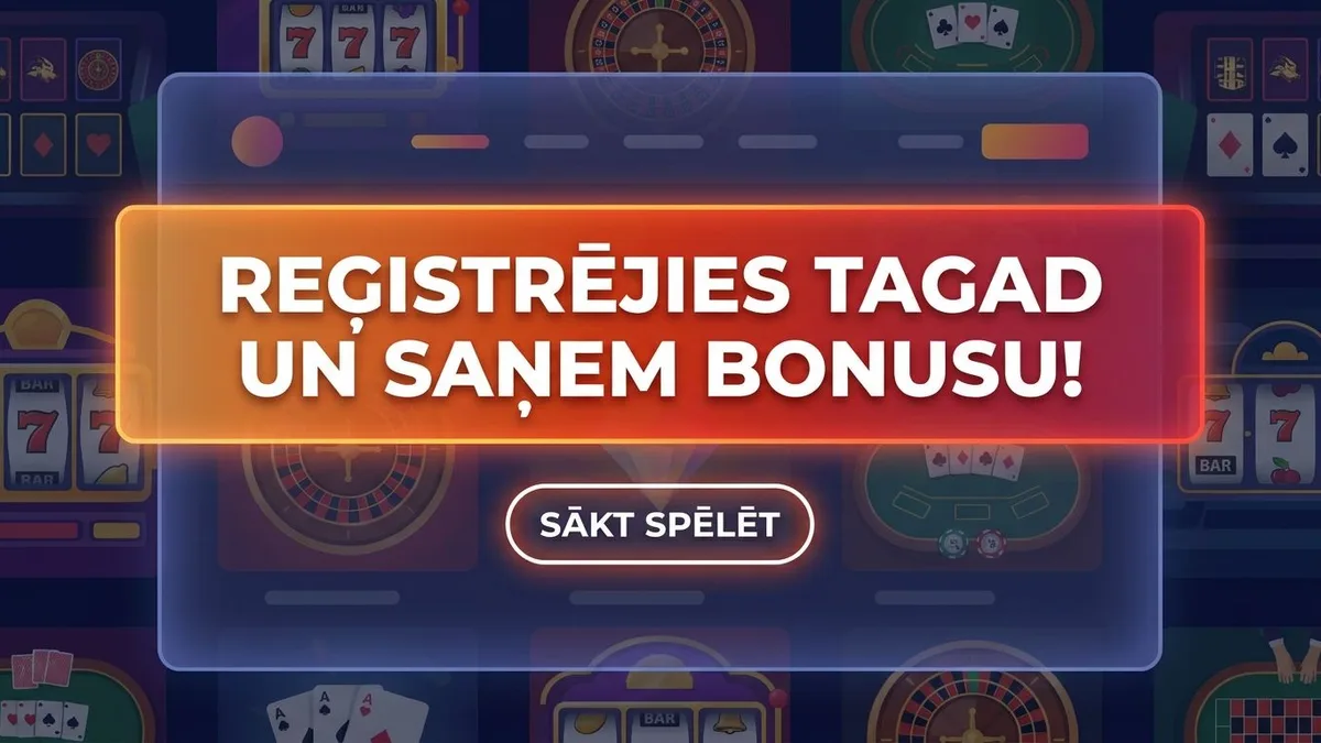 Reģistrācija ar bonusu
